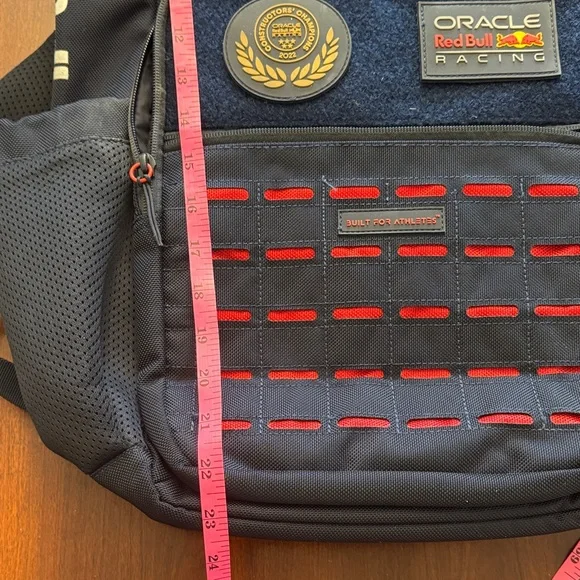 Red Bull Oracle Racing Navy & Red Roll Top Backpack - Picture 10 of 15